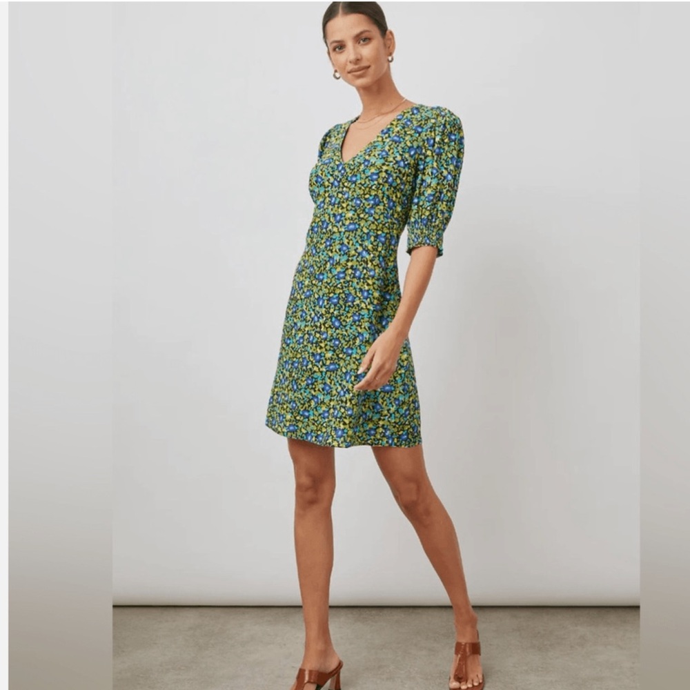 Rails Roma dress abstract garden small